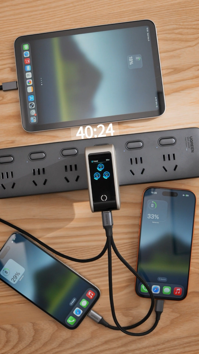 Amazon | UGREEN 100W PD 充電器 5ポート(USB-C×4/USB-A×1) 【タッチ